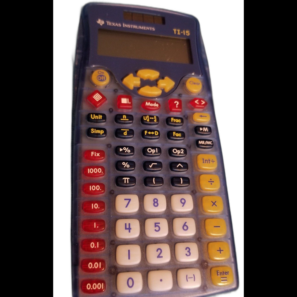 Texas Instruments TI 15 Scientific Calculator